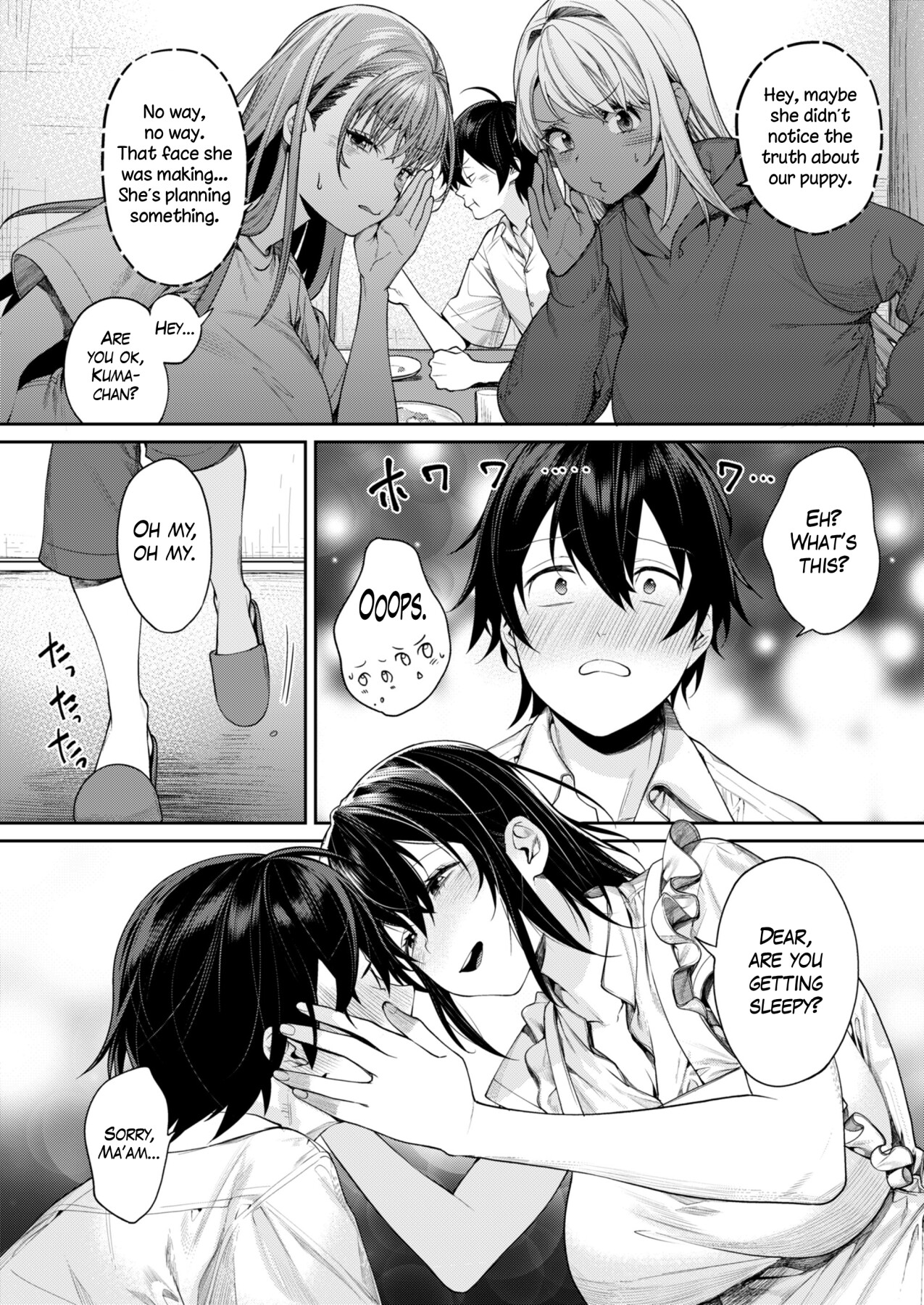 Hentai Manga Comic-The Reason Why I Was Able to Get a Gyaru Mom Girlfriend-Read-5